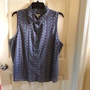 Kim Rogers Curvy Button down Top